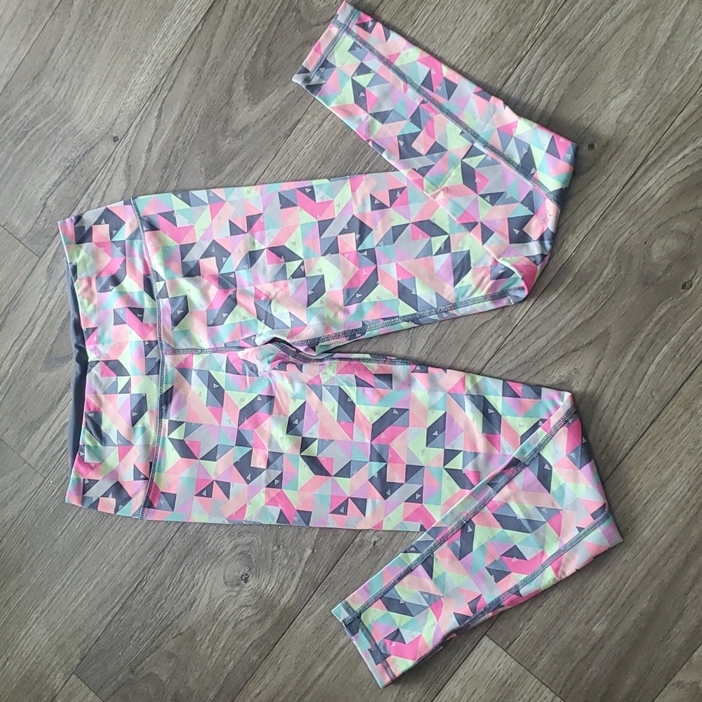 EUC VSX Sport Victoria's Secret Knockout Tights Full Length Size Small